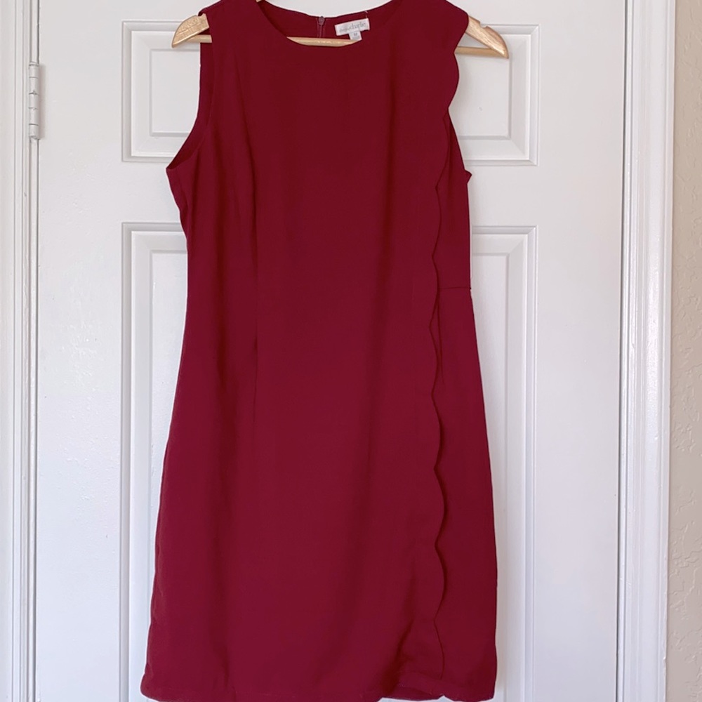 2/$15 Charming Charlie Scalloped edge dress